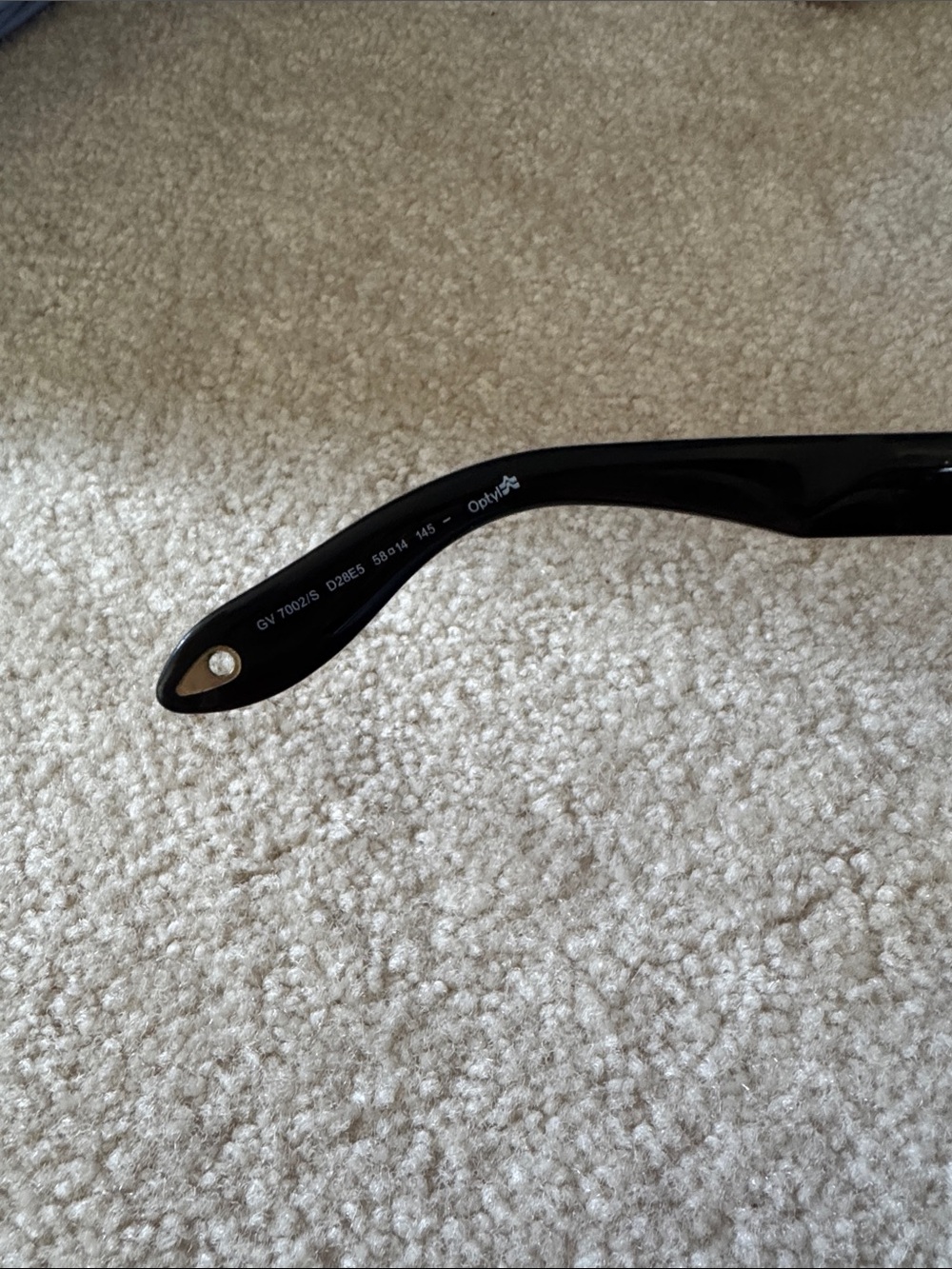 Givenchy Oversized Black Square Sunglasses - Picture 4 of 5